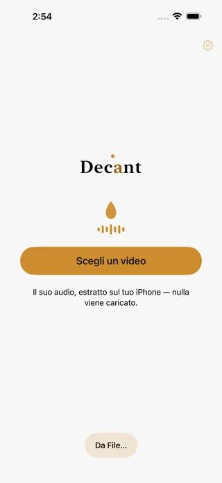 Decant screenshot
