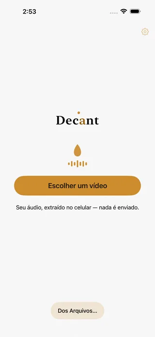 Decant screenshot