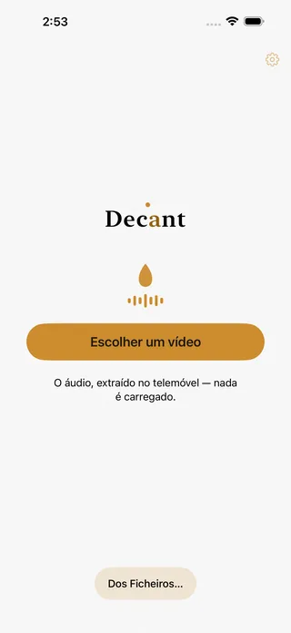 Decant screenshot