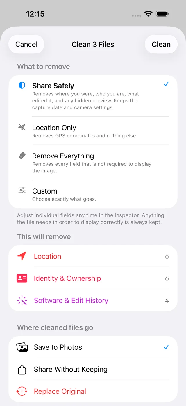 Scrubb app screenshot